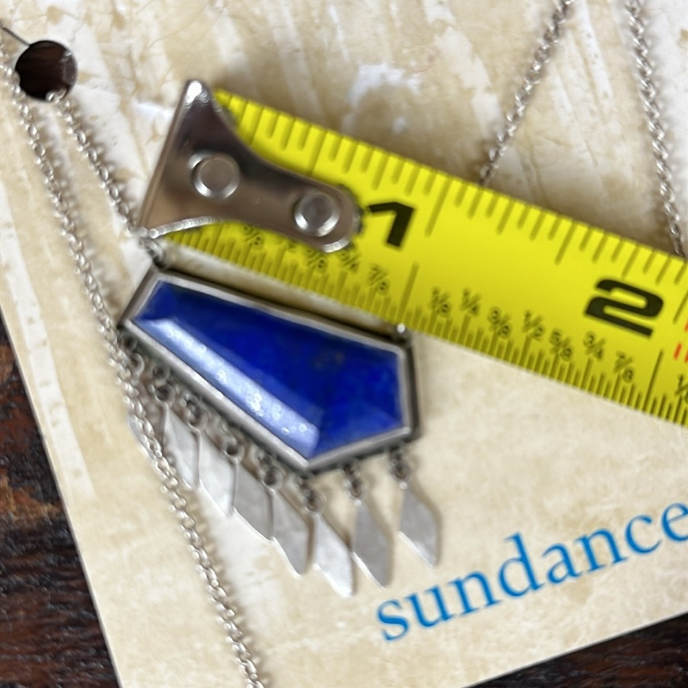 “Coastal Blues” Necklace by Ananda Khalsa. New in box from Sundance. - Picture 8 of 9